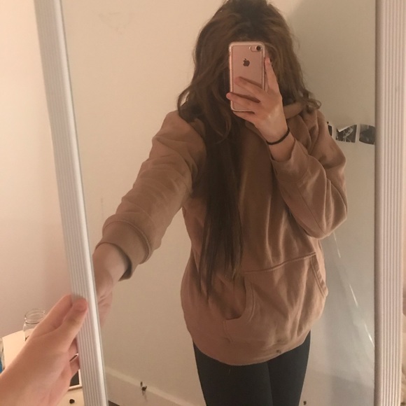 $25💛🤎 beige blue notes hoodie - Picture 3 of 3